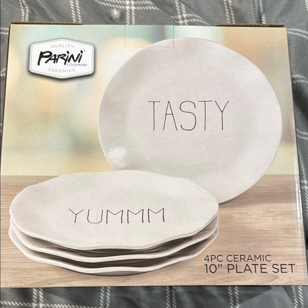 Ceramic Plate Set - White
